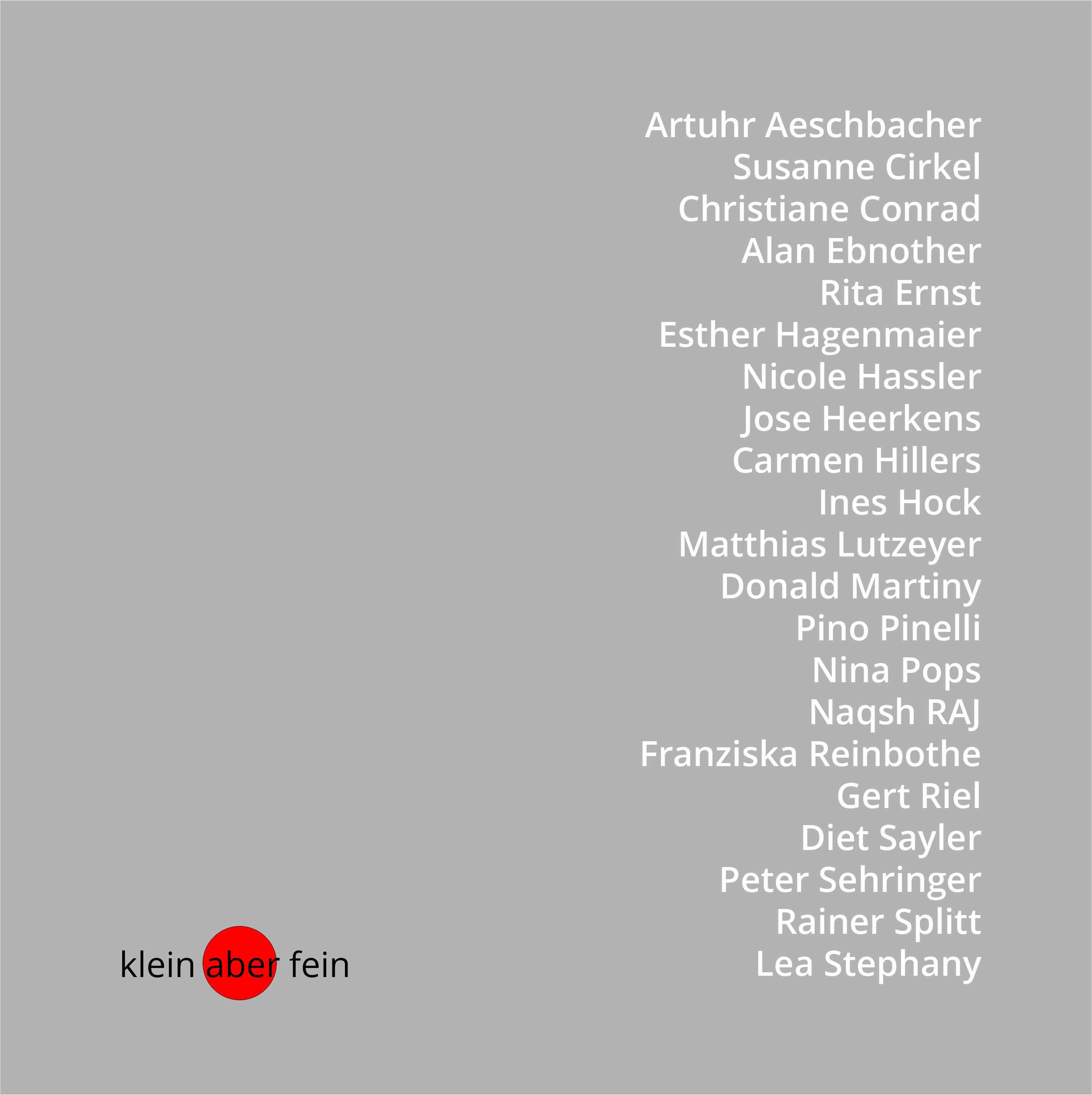 Ausstellung bei Klaus Braun Stuttgart
