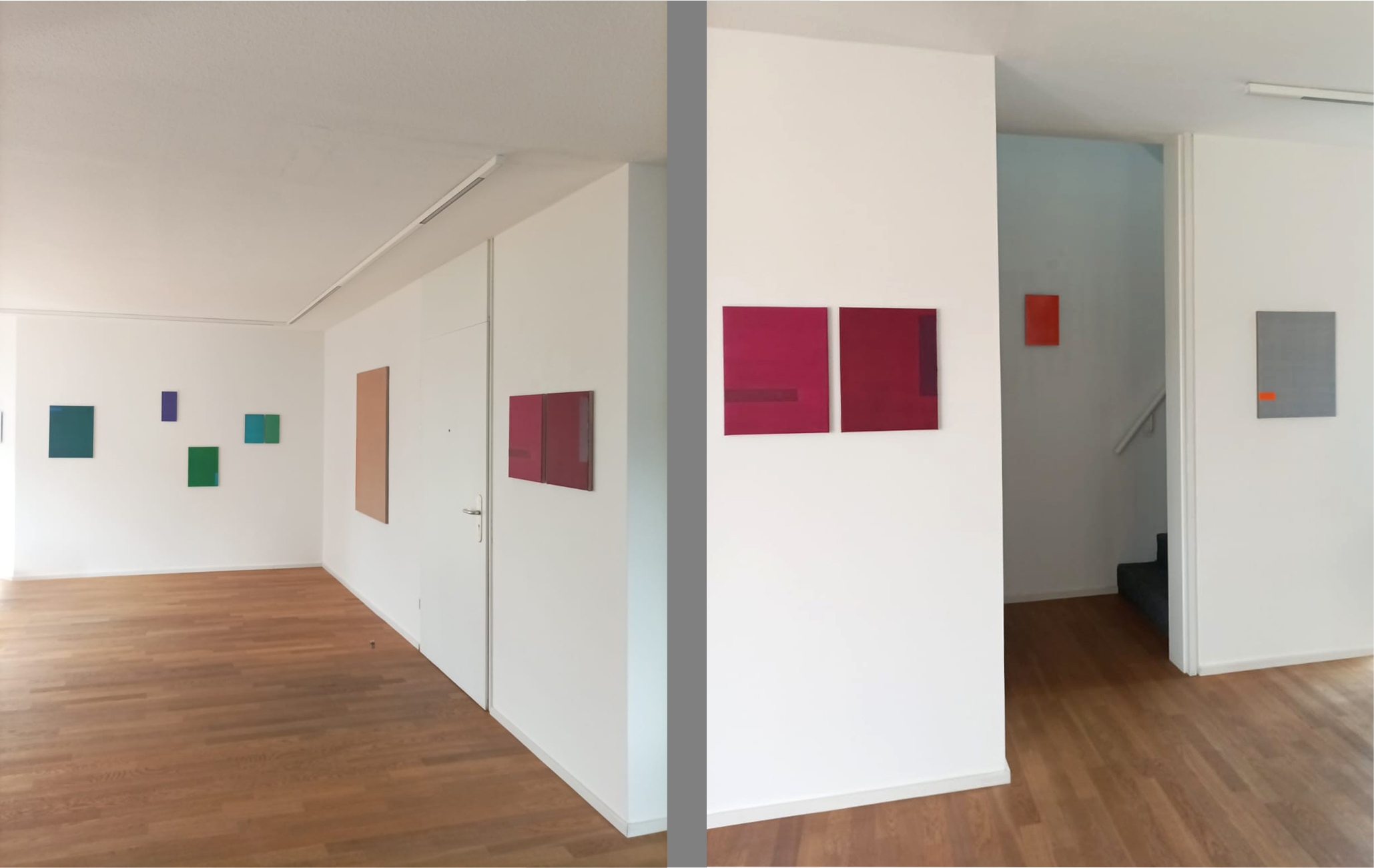 Ausstellungsansicht Galerie Braun 2026 mit Susanne Stähli