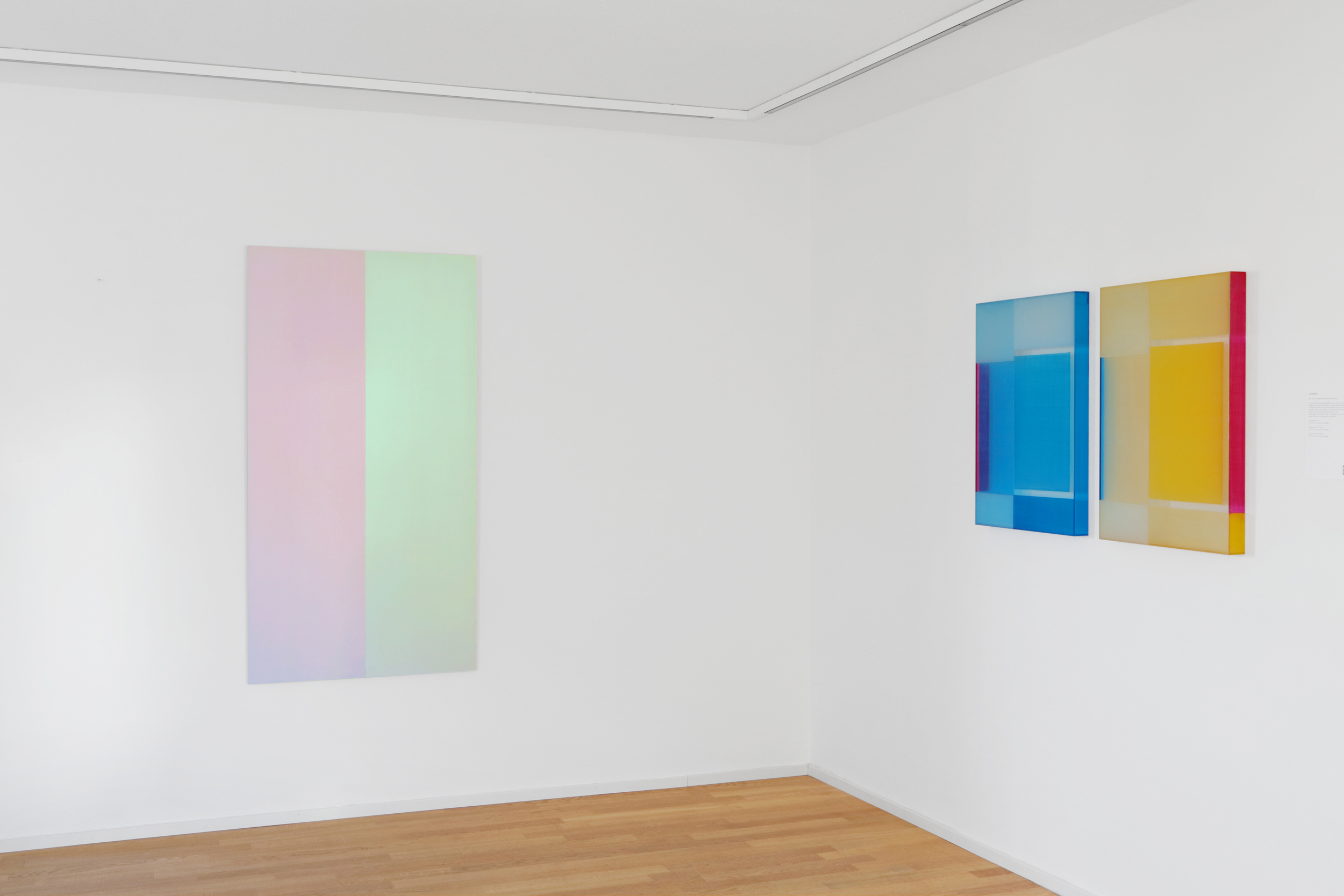Exhibition 206 | Nicole Hassler on the left, Anne Berlit on the right | Photo: Galerie Braun